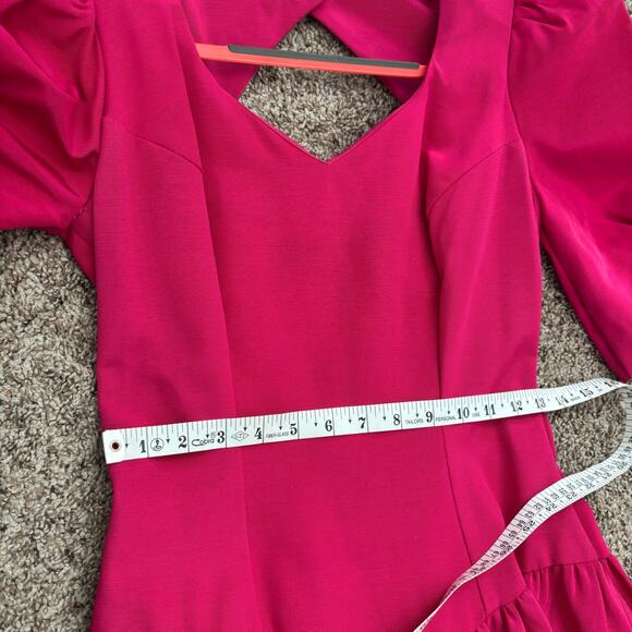 Vintage Time & Eternity Sharon Atkin 1980's Pink Puff Princess Gown 10 Prom - Picture 12 of 16